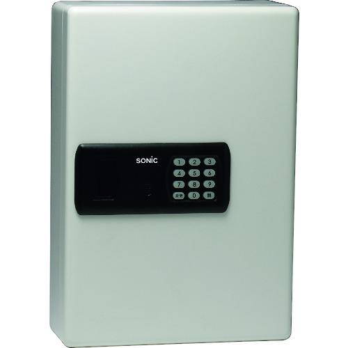 ■緑十字 暗証番号キーボックス(テンキー式) 48個吊用 KBT-48 H360×W253×D98mm〔品番:199102〕【1064687:0】[法人・事業所限定][外直送元][店頭受取不可]
