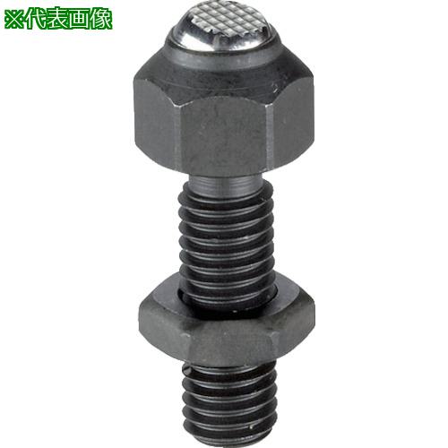 ■HALDER 揺動パッド 高さ調整付、自動リセット式 M16 長さ60.7〔品番:22741.0324〕【1065143:0】[送料別途見積り][法人・事業所限定][掲外取寄][店頭受取不可]