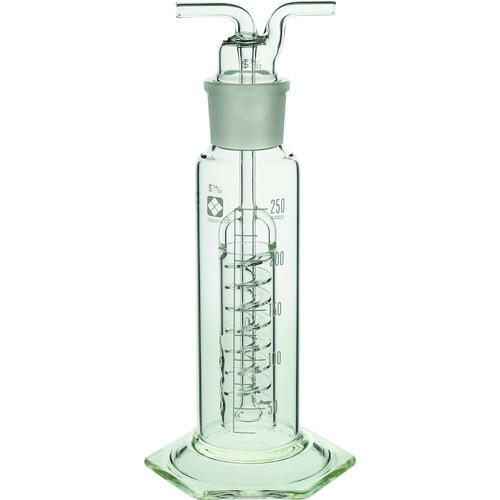 ■SIBATA 共通摺合ガス洗浄びん 市瀬式 250mL〔品番:014620250〕【1065471:0】[送料別途見積り][掲外取寄][店頭受取不可]