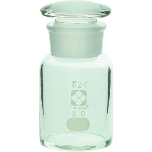 ■SIBATA 試薬びん 広口 30mL 10入〔品番:01707030A〕【1066981:0】[送料別途見積り][掲外取寄][店頭受取不可]