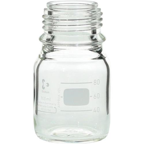 ■SIBATA 耐熱ねじ口びん びんのみ 100mL 10入〔品番:0172001005A〕【1067009:0】[送料別途見積り][掲外取寄][店頭受取不可]