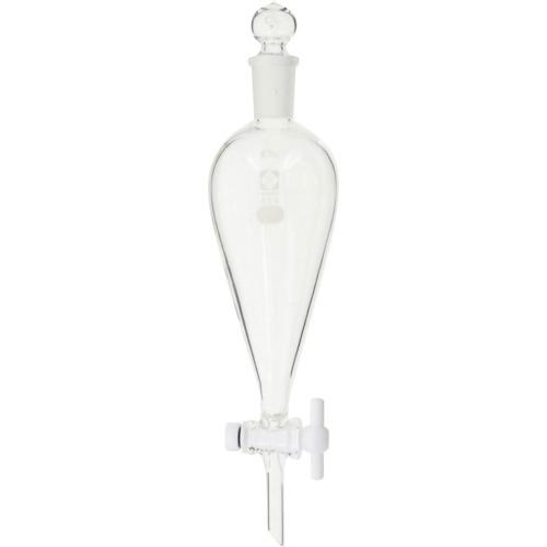 ■SIBATA 分液ロート スキーブ形 PTFEコック付 200mL〔品番:014260200〕【1068593:0】[送料別途見積り][掲外取寄][店頭受取不可]