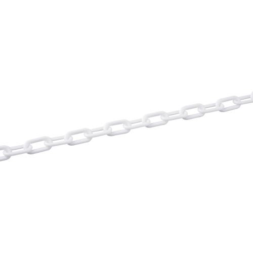 ■緑十字 プラスチックチェーン 白 PT-830W 長さ30m 線径8mmΦ ポリエチレン〔品番:284021〕【1069337:0】[送料別途見積り][掲外取寄][店頭受取不可]