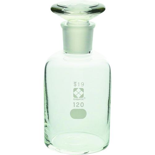 ■SIBATA 試薬びん 120mL 10入〔品番:017030120A〕【1070199:0】[送料別途見積り][掲外取寄][店頭受取不可]
