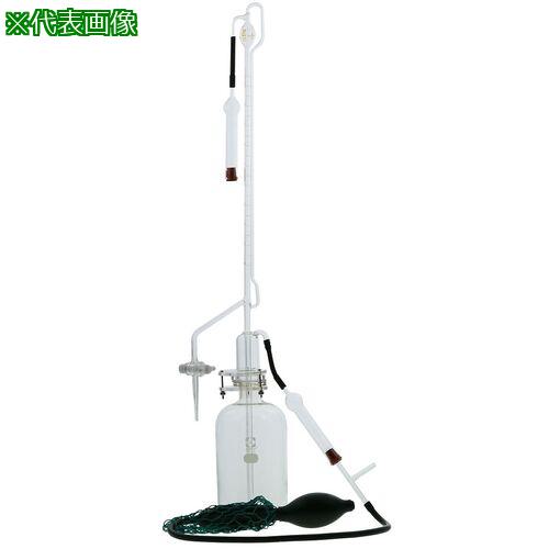 ■AS 自動ビュレットPTFEコック白10シバタ〔品番:626505〕【1070528:0】[送料別途見積り][掲外取寄][店頭受取不可]