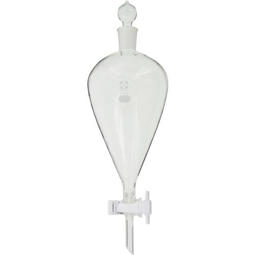 ■SIBATA 分液ロート スキーブ形 PTFEコック付 2000mL〔品番:0142602000〕【1071726:0】[送料別途見積り][掲外取寄][店頭受取不可]
