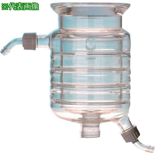 ■SIBATA セパラブルフラスコ 円筒ジャケット形 バンド式 DURANタイプ 150mm 3000mL〔品番:0055503001〕【1071732:0】[送料別途見積り][法人・事業所限定][掲外取寄][店頭受取不可]｜ホームセンターバロー　店
