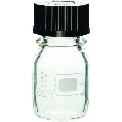 ■SIBATA ねじ口びん ファーメンター用 100mL 10入〔品番:0160601002A〕【1071799:0】[送料別途見積り][掲外取寄][店頭受取不可]