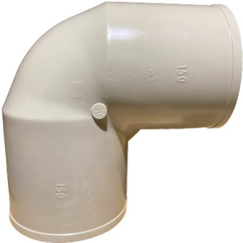 ■エスロン TS継手 UVストロング エルボ 150〔品番:UVL1F〕【1073205:0】[送料別途見積り][法人・事業所限定][掲外取寄][店頭受取不可]｜ホームセンターバロー　店