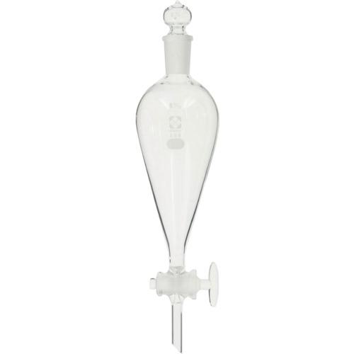 ■SIBATA 分液ロート スキーブ形 ガラスコック付 200mL〔品番:014230200〕【1073356:0】[送料別途見積り][掲外取寄][店頭受取不可]