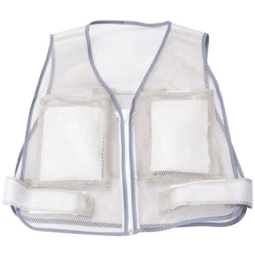 ■緑十字 熱中症予防対策商品 冷却ベスト クールダウン〔品番:375412〕【1077942:0】[送料別途見積り][掲外取寄][店頭受取不可]