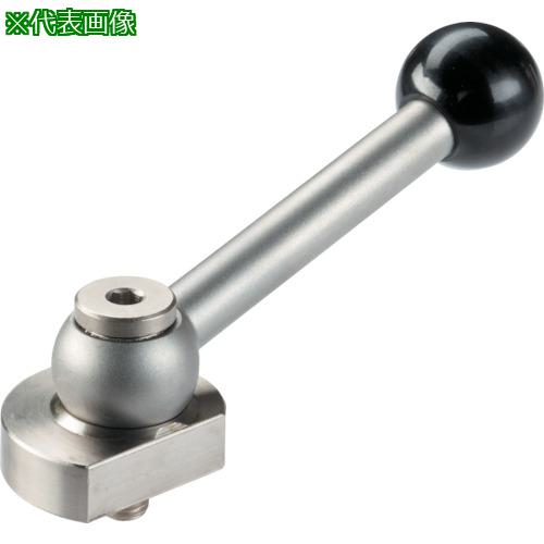 ■HALDER カムクランプ クランプレバー形 ステンレス鋼、ニッケルメッキ〔品番:23410.0051〕【1079394:0】[送料別途見積り][法人・事業所限定][掲外取寄][店頭受取不可]｜ホームセンターバロー　店