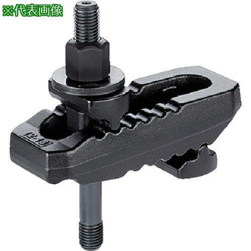 ■HALDER ストラップ 溝付 六角穴スタッドボルト付 ネジ部M20〔品番:23185.0320〕【1080019:0】[送料別途見積り][掲外取寄][店頭受取不可]
