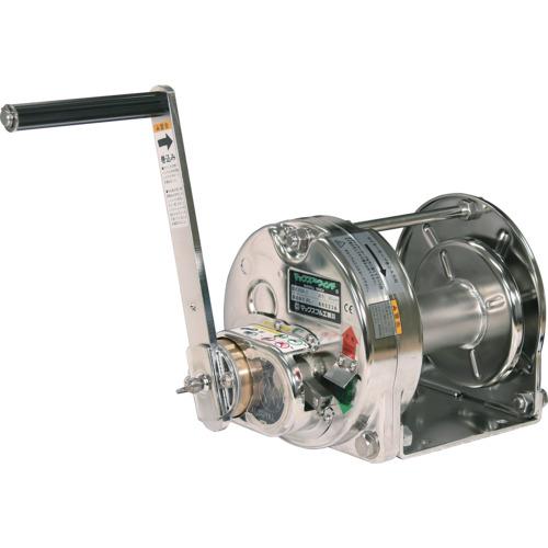 ■MAXPULL ステンレス手動ウインチ(電解研磨)〔品番:ESB3〕【1091778:0】[店頭受取不可]