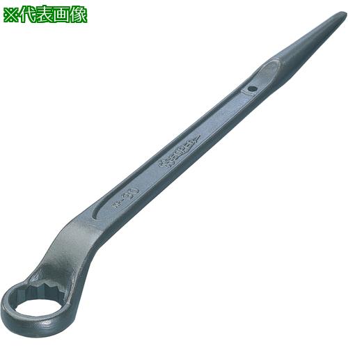 ■スーパー 60°片口めがねレンチ(六角対辺:55)しの付〔品番:KP55〕【1097725:0】[店頭受取不可] 9,556円