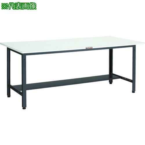 ■TRUSCO 軽荷重作業台(400kg)LEW型 1200X750XH740 下棚1枚付 ダークグレー色〔品番:LEWP1200LT〕【1098981:0】[法人・事業所限定][直送元][店頭受取不可]