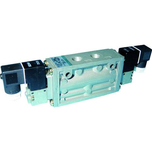 ■CKD 電磁弁 パイロット式5ポート弁セレックスバルブ 4Fシリーズ 2C Rp1/8 AC100V〔品番:4F12006AC100V〕【1104012:0】[店頭受取不可]｜ホームセンターバロー　店