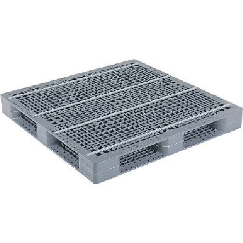 ■サンコー プラスチックパレット 816903 D4-1313 グレー〔品番:D41313〕【1108532:0】[送料別途見積り][法人・事業所限定][外直送][店頭受取不可]｜ホームセンターバロー　店