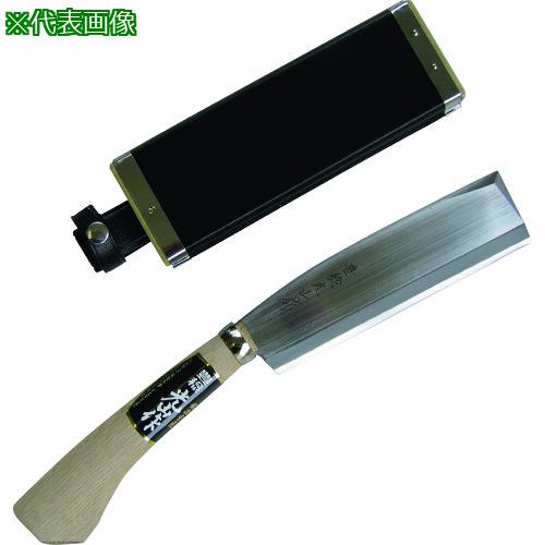 ■豊稔 光山作安木鋼青紙片刃腰鉈180mm〔品番:HT3517〕【1114065:0】[送料別途見積り][法人・事業所限定][掲外取寄][店頭受取不可]