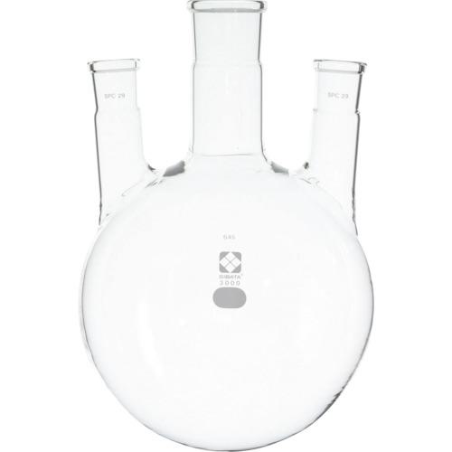 ■SIBATA SPC三口丸底フラスコ 透明摺合45-SPC-29 3000mL〔品番:030170453〕【1118283:0】[送料別途見積り][掲外取寄][店頭受取不可] 34,964円