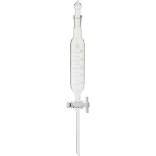 ■SIBATA SPC分液ロート 円筒 PTFE 50ml〔品番:03025050〕【1118330:0】[送料別途見積り][掲外取寄][店頭受取不可]