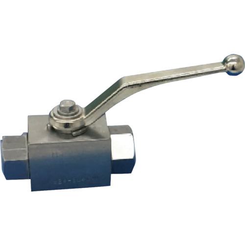 ■フジトク 二方ボールバルブ 10A(3/8) ステンレス SUS304 NBR〔品番:NB23SU4JN〕【1118554:0】[送料別途見積り][掲外取寄][店頭受取不可]｜ホームセンターバロー　店