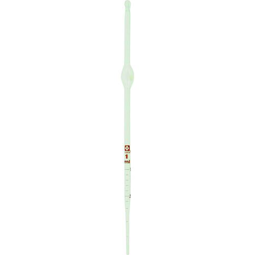 ■SIBATA 駒込ピペット 1mL 10入〔品番:0205101A〕【1119894:0】[送料別途見積り][掲外取寄][店頭受取不可]