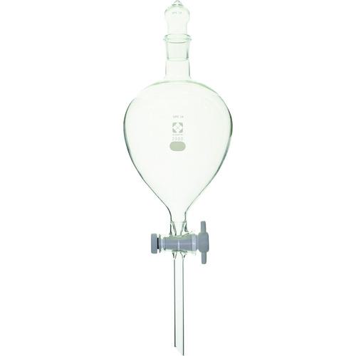 ■SIBATA SPC分液ロート PTFEコック付 2000mL〔品番:0312302000〕【1126245:0】[送料別途見積り][掲外取寄][店頭受取不可]