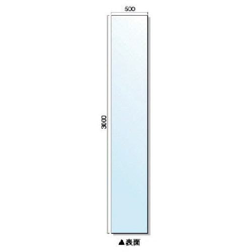 ■ユニット アドフラットクリアーパネルのみ3m〔品番:957111〕【1139934:0】[送料別途見積り][法人・事業所限定][掲外取寄][店頭受取不可]