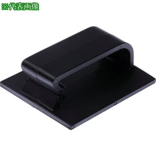 ■PANDUIT 固定具 コードクリップ ゴム系粘着テープ付き 黒〔品番:BEC75AT20〕【1140730:0】[送料別途見積り][掲外取寄][店頭受取不可]