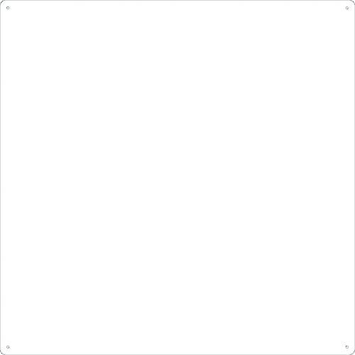 ■緑十字 スチール無地板 白 スチール-30(白) 900×900×0.6mm 普通山型〔品番:058301〕【1140783:0】[送料別途見積り][掲外取寄][店頭受取不可]