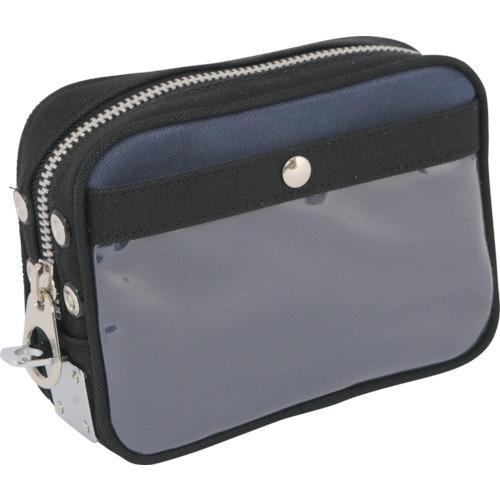 ■SANEI 帆布メール用ポーチ(SS)馬蹄錠金具付 紺〔品番:PSSU03〕【1141950:0】[店頭受取不可]