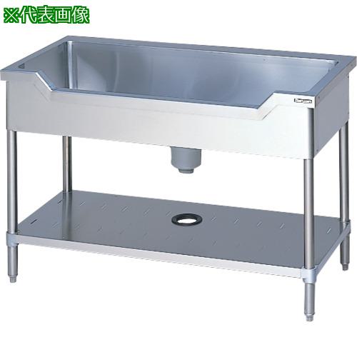 ■Maruzen 舟型シンク ブリームシリーズ ステンレス(SUS430)製 バックガードなし 1500×600×800(ホース付)〔品番:BSF1156N〕【1142755:0】[法人・事業所限定][直送元][店頭受取不可]