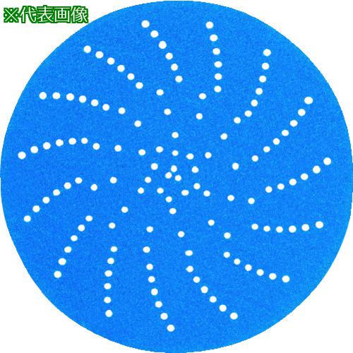 ■3M ブルークリーンサンディングディスク 外径127mm #500 100枚入〔品番:HCSD5500BLU〕【1144949:0】[店頭受取不可]