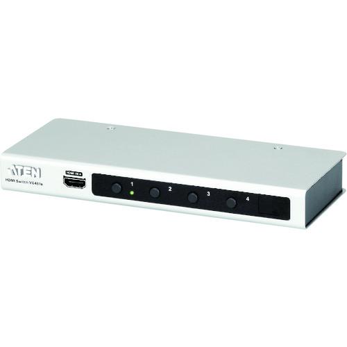 ■ATEN ビデオ切替器 HDMI / 4入力 / 1出力〔品番:VS481B〕【1152250:0】[店頭受取不可]