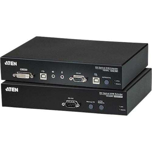 ■ATEN KVMエクステンダー 光ファイバー対応 20km〔品番:CE690〕【1152405:0】[法人・事業所限定][外直送元][店頭受取不可]