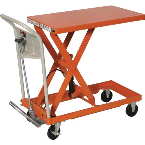 ■TRUSCO ハンドリフター 150kg 400X720 オレンジ〔品番:HLFAS150〕【1157829:0】[直送DS][店頭受取不可]｜ホームセンターバロー　店
