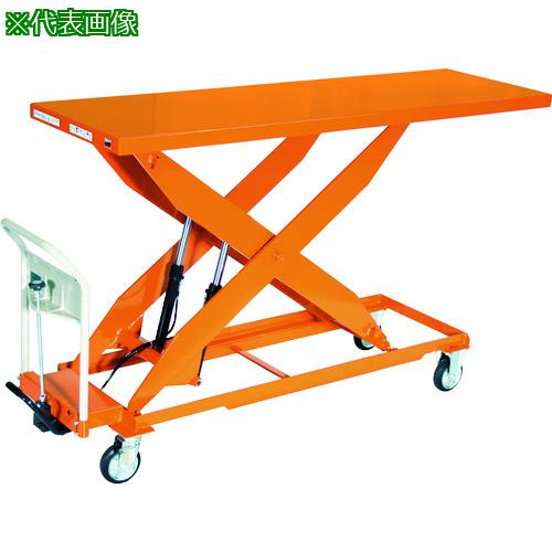 ■TRUSCO ハンドリフター 500kg 600X1600 早送り無し〔品番:HLFAS500L16〕【1157873:0】[送料別途見積り][法人・事業所限定][直送][店頭受取不可]