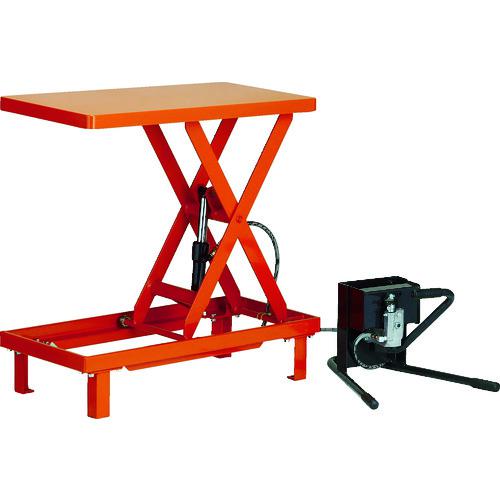 ■TRUSCO ワークテーブルリフト150kg 足踏式 400X720〔品番:HLFWAS150〕【1158234:0】[送料別途見積り][法人・事業所限定][直送][店頭受取不可] 37,824円
