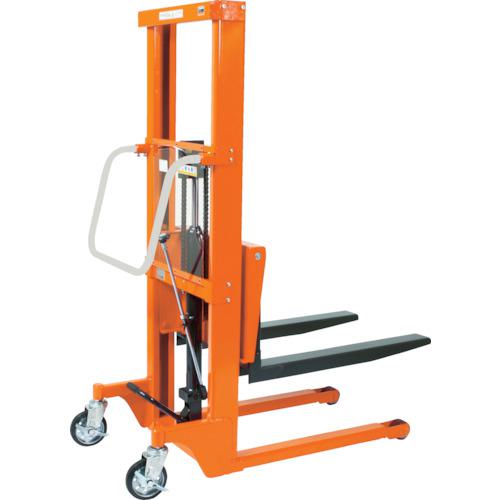 ■TRUSCO コゾウリフター 600kg フォーク式 H80-1200〔品番:BEAH60012〕【1158243:0】[送料別途見積り][法人・事業所限定][直送][店頭受取不可]