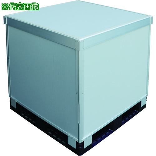 ■TRUSCO スタックカーゴ4面パネルタイプ 1100X1100XH700〔品番:SCP41170〕【1161905:0】[送料別途見積り][法人・事業所限定][直送][店頭受取不可]