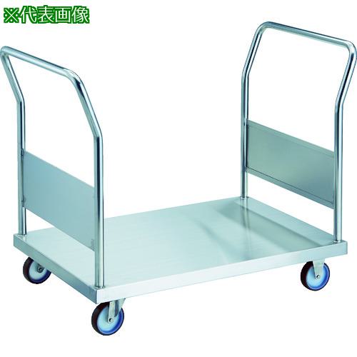 ■TRUSCO ステンレス台車 オールステン両袖台車 800X450 φ100NU〔品番:AS3W100NU〕【1162358:0】[法人・事業所限定][直送元][店頭受取不可]