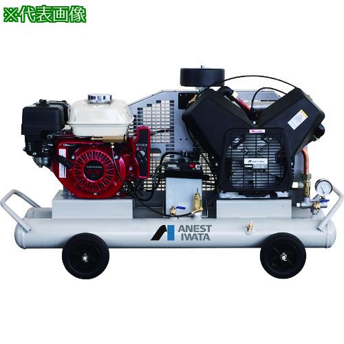■アネスト岩田 レシプロコンプレッサー(給油式) 軽便形コンプレッサ 3.7KW エンジン駆動〔品番:PLUE37C10〕【1165134:0】[法人・事業所限定][直送元][店頭受取不可]｜ホームセンターバロー　店