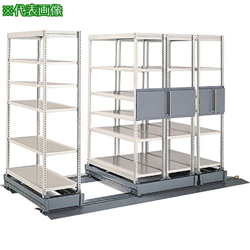 ■NAIKI 手動式移動ラック W1010×D638×H2245〔品番:NSMK7336WK〕【1183447:0】[送料別途見積り][法人・事業所限定][外直送][店頭受取不可]