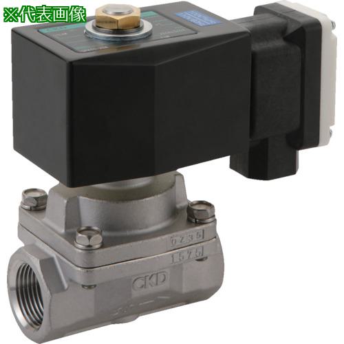 ■CKD 蒸気用パイロットキック式2ポート電磁弁〔品番:SPK1120AN4NAC200V〕【1188152:0】[送料別途見積り][掲外取寄][店頭受取不可]