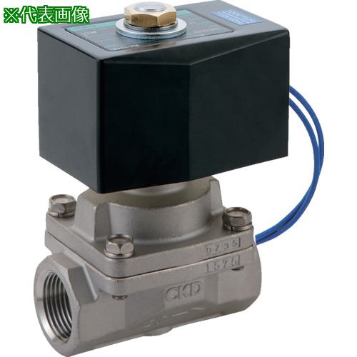 ■CKD 蒸気用パイロットキック式2ポート電磁弁〔品番:SPK1120AF4ASAC200V〕【1188190:0】[送料別途見積り][掲外取寄][店頭受取不可]
