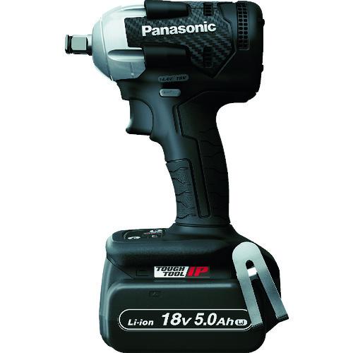 ■Panasonic デュアル 充電インパクトレンチ 18V5.0Ahセット 黒〔品番:EZ75A8LJ2GB〕【1189895:0】[店頭受取不可]