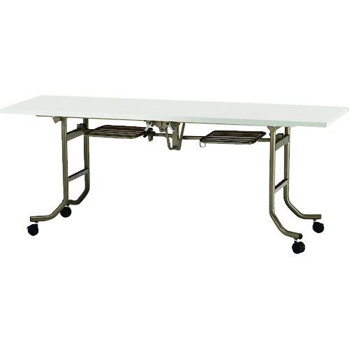 ■TOKIO 折畳み式フライトテ-ブル 1800X450mm アイボリー〔品番:FLTS1845IV〕【1199299:0】[送料別途見積り][法人・事業所限定][外直送][店頭受取不可]