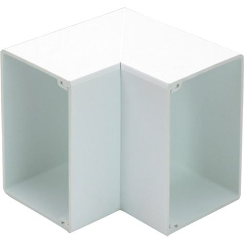 ■マサル エムケーダクト付属品 内マガリ 5号 ホワイト〔品番:MDU152〕【1201905:0】[送料別途見積り][掲外取寄][店頭受取不可]