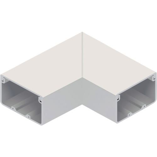 ■マサル エムケーダクト付属品 平面マガリ 8号150型 クリーム〔品番:MDM8155〕【1201959:0】[送料別途見積り][掲外取寄][店頭受取不可]